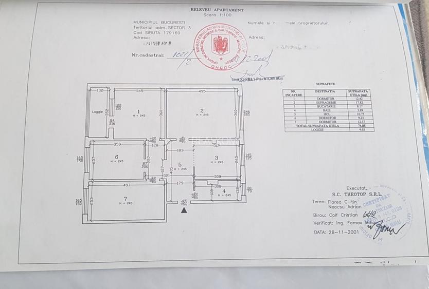 VANZARE APARTAMENT 4 CAMERE TITAN –1 DECEMBRIE 1918 -STR. FETESTI +BOXA - 36