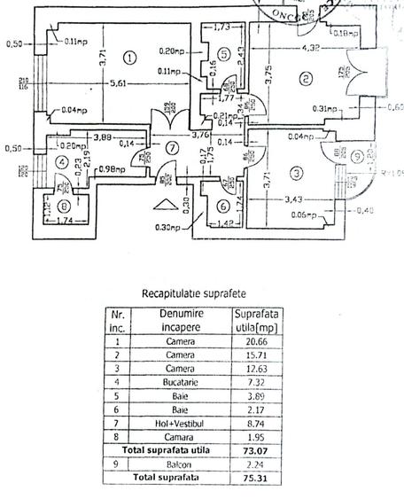 Piața Unirii – Ap 3 camere cu vedere spre Casa Poporului - 12