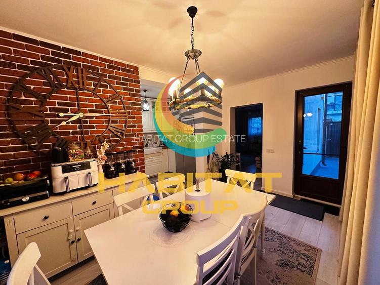 Vila 5 camere, complet mobilată utilată 130 mp utili, teren 250 mp, parter etaj - 3