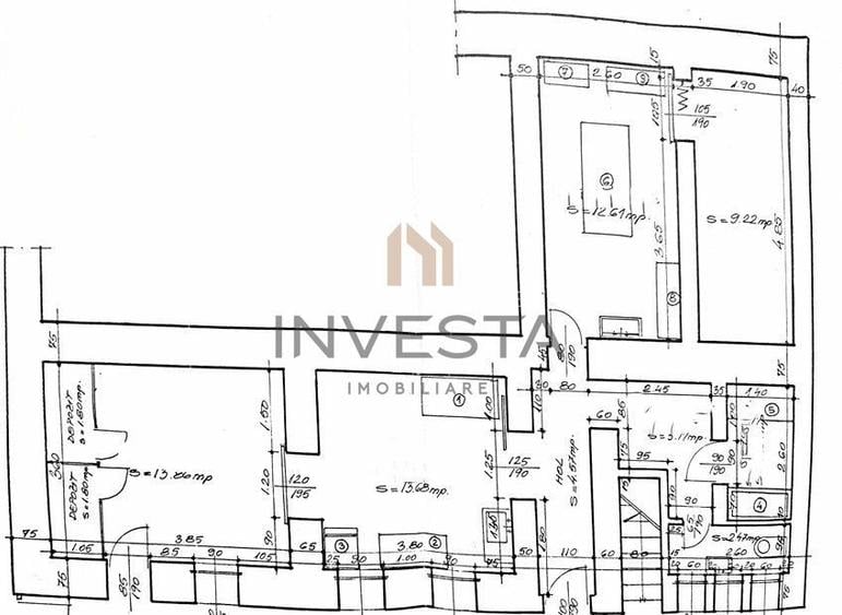 Casa cu 4 camere de inchiriat cu 2 locuri de parcare, zona 7 Strazi - 1