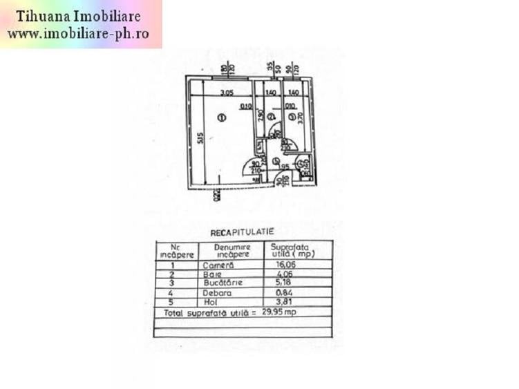 Garsoniera de vanzare : Malu Rosu, cf.1,dec - 8
