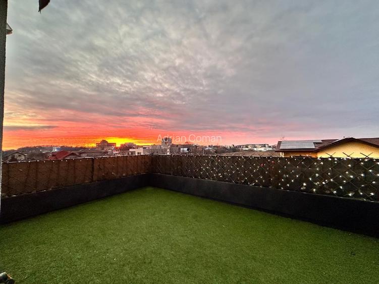 Penthouse pe două niveluri, terasă generoasă, vedere la apus - 10