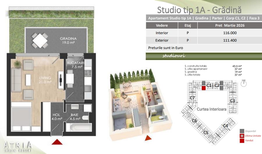 Atria Urban Resort - Sectorul 1 - zona Mall Colosseum - Piscina interioara - 19