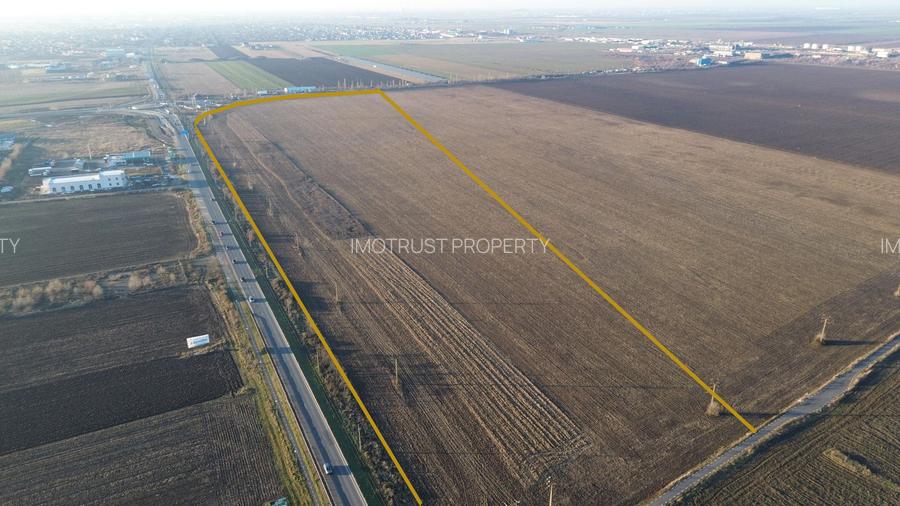 Teren de vanzare Vladimirescu Arad, la sens giratoriu DN7-Centura Est - 2