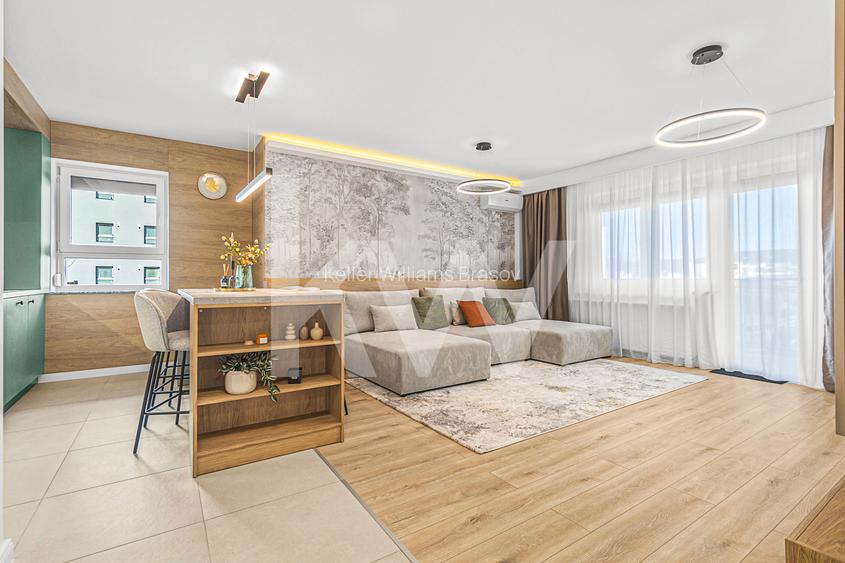 Apartament 3 camere modern ,Tractorul, Brașov - Parcare inclusă , Comision 0% - 2