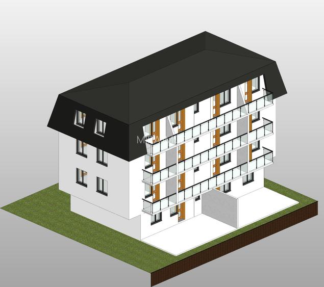 Bloc boutique modern | P+3 | Doar 3 apartamente pe etaj | Apartamente cu grădină - 3