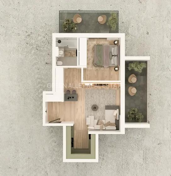 OPERA TEI || 2 CAMERE CU 2 TERASE DE 19.97MP || LACUL TEI || PARCUL CIRCULUI - 9