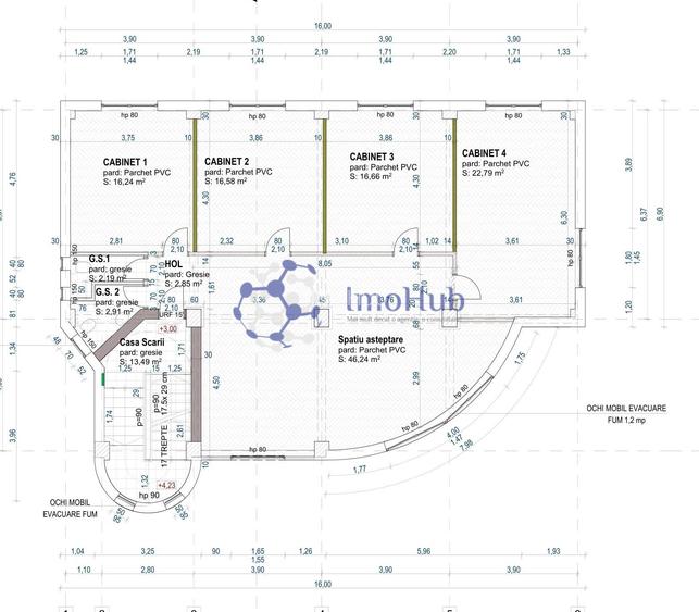 Cladire birouri 785mp, teren 600 mp, Tudor Vladimirescu - River Towers - 8