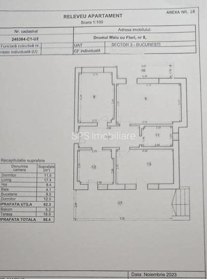 Vânzare apartament 3 camere Parter Curte Interioară Nicolae Grigorescu Salajan - 15