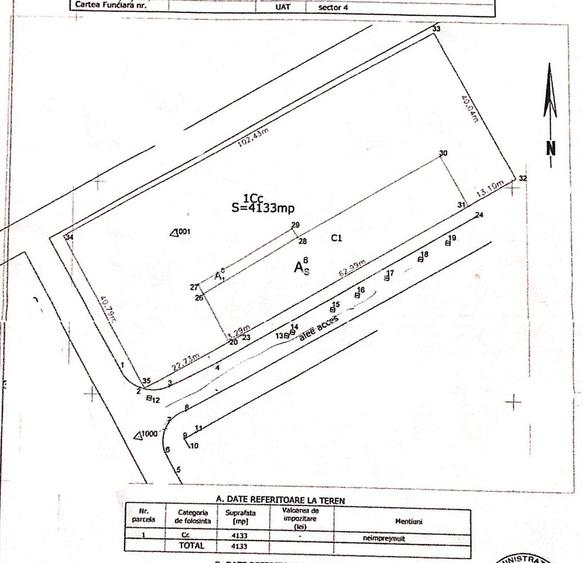 Teren cu Autorizatie de Construire + Clădire de Vânzare AUCHAN BERCENI - 1