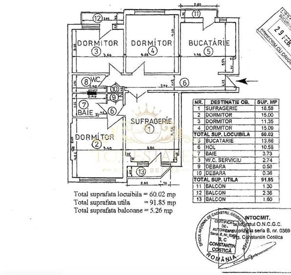 Vanzare apartament 4 camere Bld. Unirii - Fantani, Bucuresti - 1
