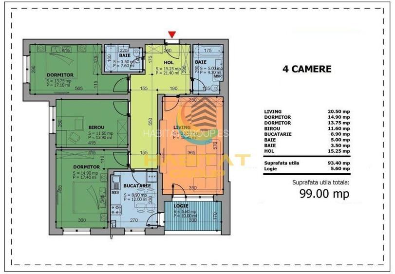 Apartament 4 Camere Sector 4 Strada Luica 99Mp - 1