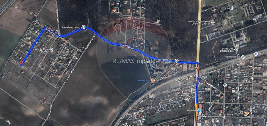 Vanzare teren casa Corbeanca Petresti Parc 414mp certificat urbanism - 2