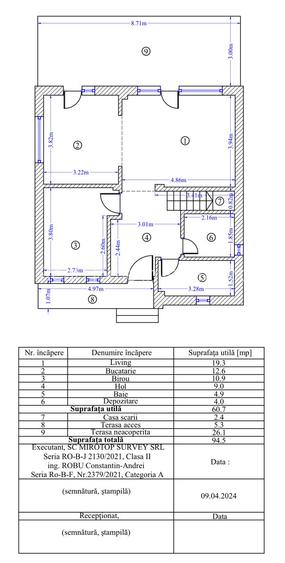 Vila 5 camere,mobilata si utilata,mutare imediata,teren 460 mp - 1
