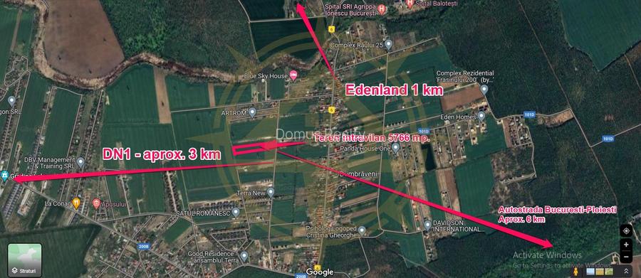 DOM00436 - De vanzare teren intravilan toate utilitatile Balotesti - 3