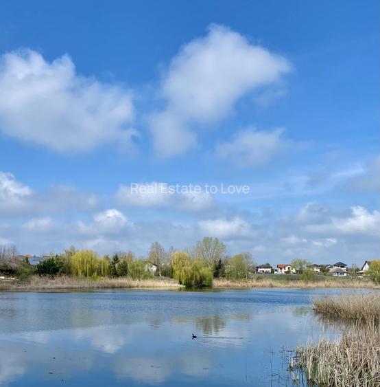 Teren la lac centru Corbeanca, vedere lac si padure, toate utilitatile - 13