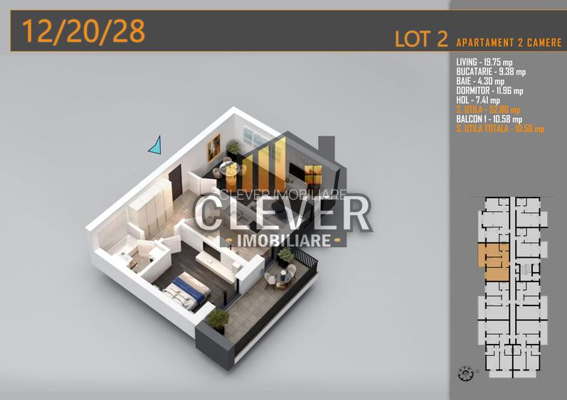 Apartament 2 Camere, Comision 0%, Pallady - metrou Teclu - 1