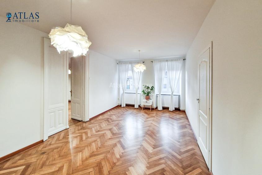 Renovat 2026, 105 mp., str De Mijloc, la casa, parter inalt, 4 camere, parcari - 10