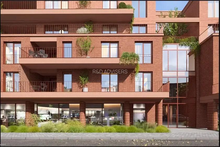 Apartament 3 camere ansamblu nou, terasa 56mp, Floreasca / Comision 0 - 6