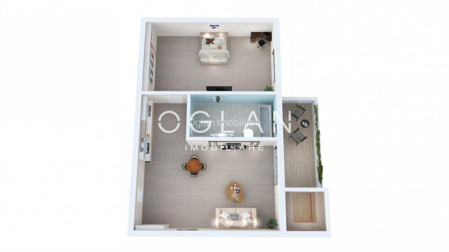 Studio nou, 39.23 mp utili + balcon - Zona Lacul lui Binder - 9