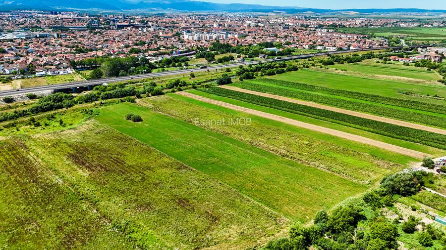 Teren Intravilan, 3343 mp, deschidere la 2strazi, plan drept |SkyView - 6