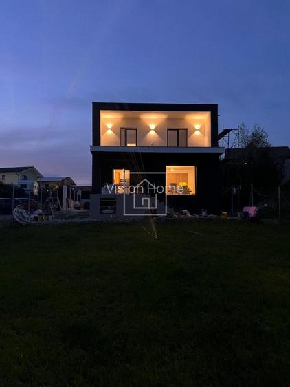 Casa noua mobilata modern 5 camere, 476 mp teren-Cisnadie, Comision 0  - 7