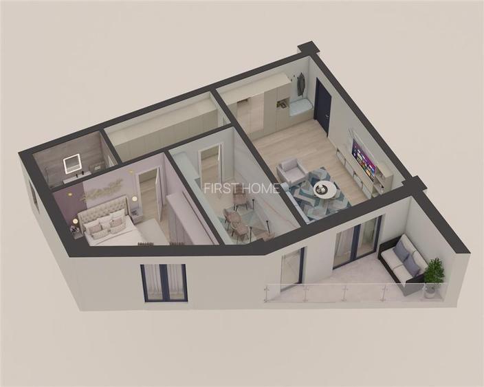 PARK LUXURY RESIDENCE, Apartament 2 camere,zona  Parcul Balcescu - 15