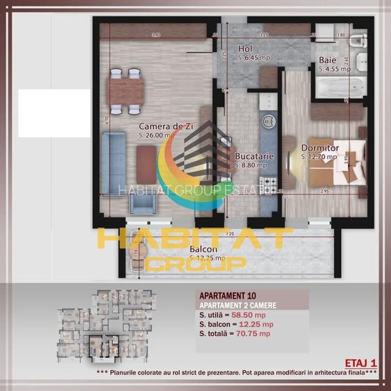 Pallady 2 camere decomandat 71 mp in bloc tip boutique - 2