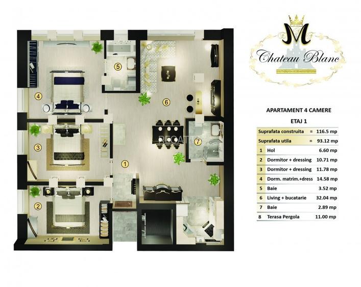 Apartamente cu finisaje premium de 2, 3 si 4 camere in bloc nou - 14