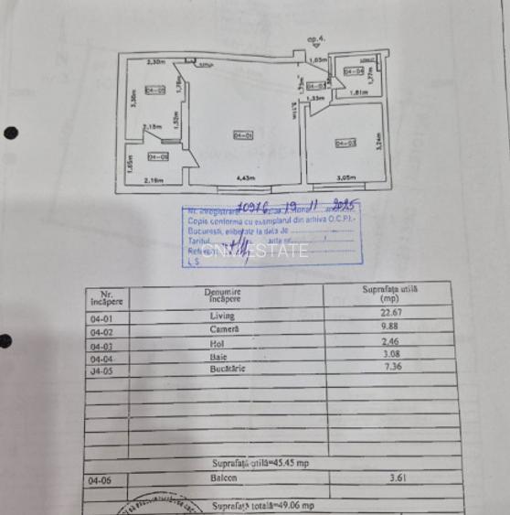 2 Camere Et.1/4 Bloc Nou Zona Eroii Revolutiei - 9