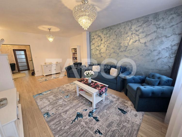 Casa mobilata de vanzare 150 mpu teren 450 mp garaj Piata Cluj Sibiu - 11