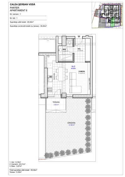 Parcul Carol - Tineretului vanzare garsoniera cu curte - 2