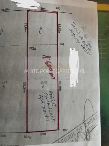 Teren 1.600 mp în Periș, lângă Profi, deschidere 20 ml - 1