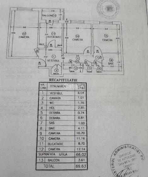 Drumul Taberei, 3 camere decomandat, renovat, etaj 6 din8, vedere, sud  - 13