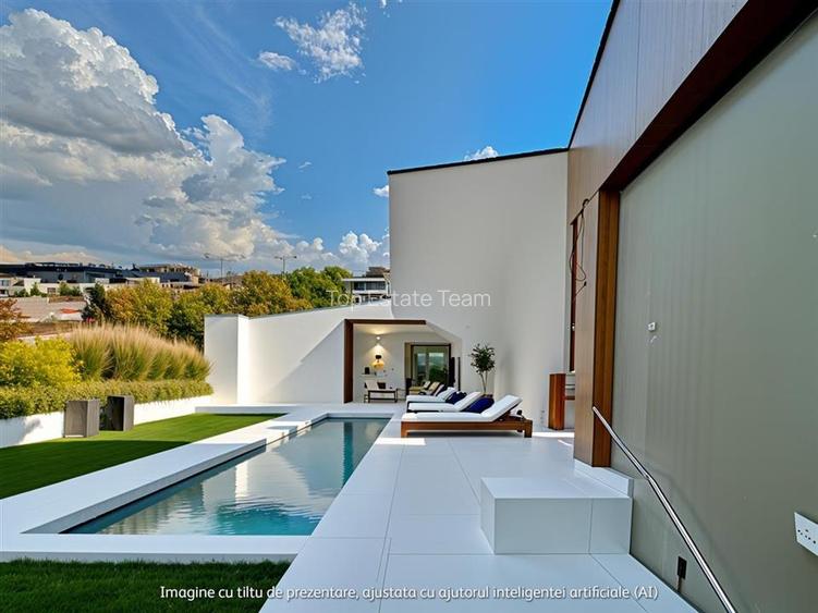 Casa luxury cu garaj la parter + piscina in complex / Bulevardul Pipera - 2