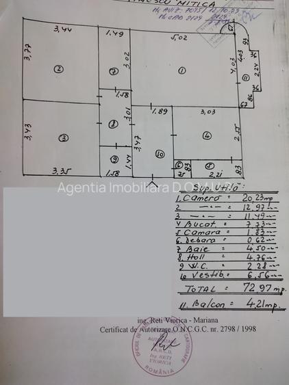3 camere 78 mp bloc nou - 12