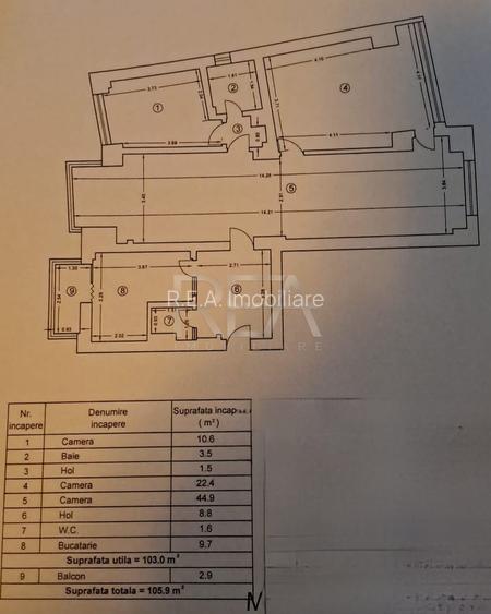 4 camere Unirii/Mircea Voda, centrală, et. 1, an 1987, metrou - 7