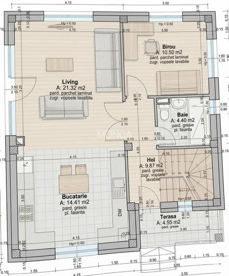Casa 5 camere 120mp | 0 comision | Tunari | 300mp teren | Finisaje la alegere - 5