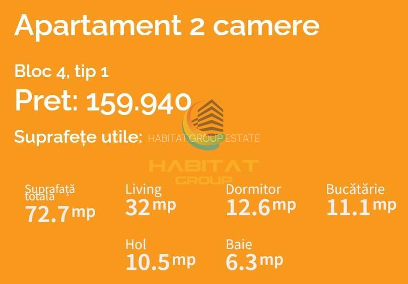 Apartament 2 camere metrou Grigorescu cladire boutique Nou - 11