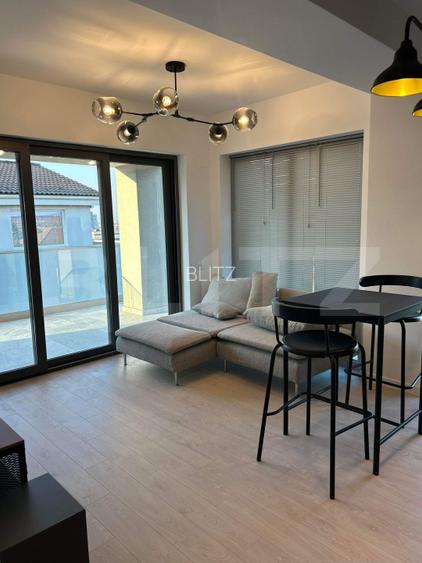 Studio 37 mp +22 mp terasa, bloc nou, Brazda lui Novac - 2