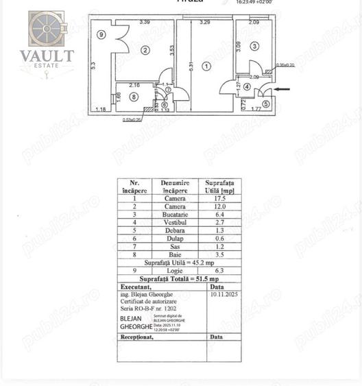 Apartament 2 camere -5 minute Metrou Dristor - - 8
