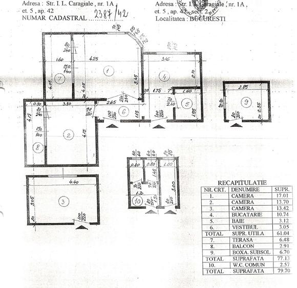 Apartament 3 camere Universitate / Caragiale 1A - 21