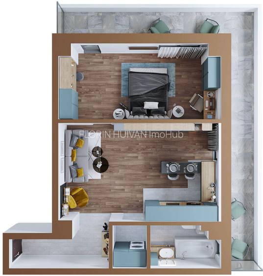 APARTAMENT 2 CAMERE - COPOU GARDEN RESIDENCE - 4