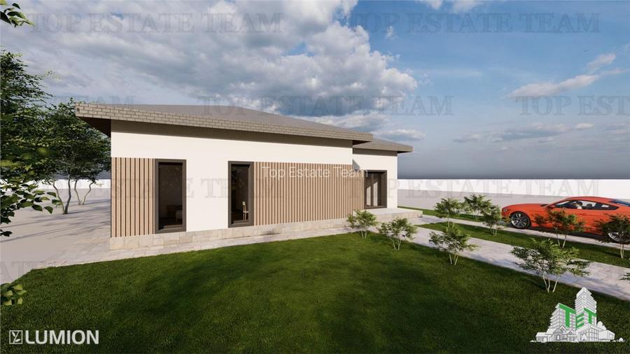 Casa inidividuala, superba pe parter, cu garaj si 4 camere spatioase, si toate u - 17