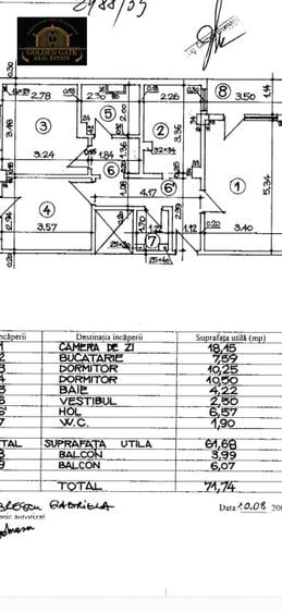 COMISION 0 | Calea Crangasi - 3 Camere Decomandat 2 Balcoane Bloc '83 - 1