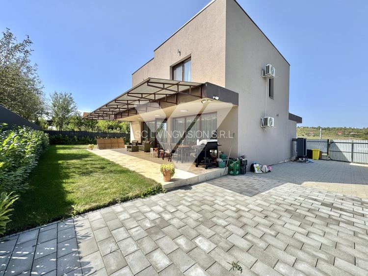 Casa de lux 4 camere terasa pivnita si teren 1007 mp Daia Noua Sibiu - 2