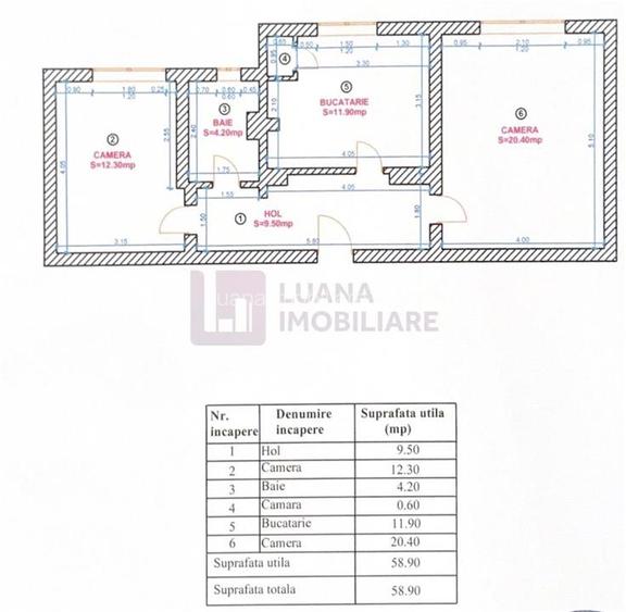Apartament 2 camere de vanzare | decomandat | strada Lunga | pivnita | video - 8