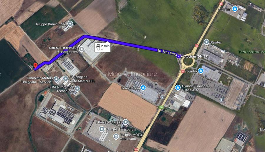 Teren industrial/comercial cu PUZ-14.414 mp–Calea Sagului, Timisoara - 4