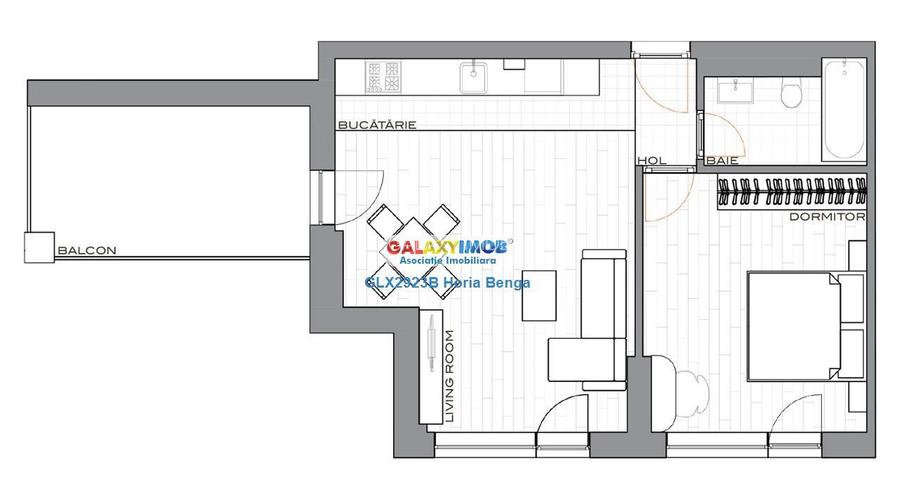 Apartament 2 Camere zona PIPERA Avangarde 11 COMISION 0 !!! - 8