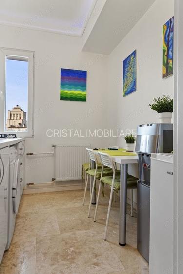 Studio Piata Romana, renovat complet, vedere panoramică dublă - 8